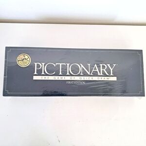 Pictionary First Edition 1985 The Game of Quick Draw Board Game New Sealed